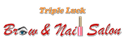 Triple Luck Brow And Nail Salon Logo